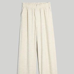 Madewell Corduroy Pull-On Wide-Leg Pants XXS/XS Melange Grey